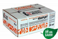 Камни для бани и сауны Кварцит  (20 кг), коробка - купить в Екатеринбурге с доставкой